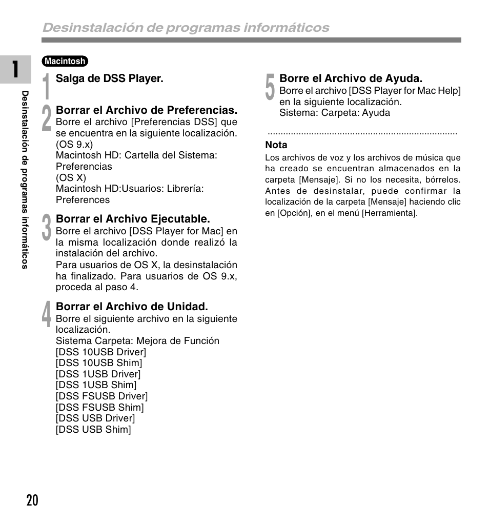 Olympus DM-10 User Manual | Page 20 / 101