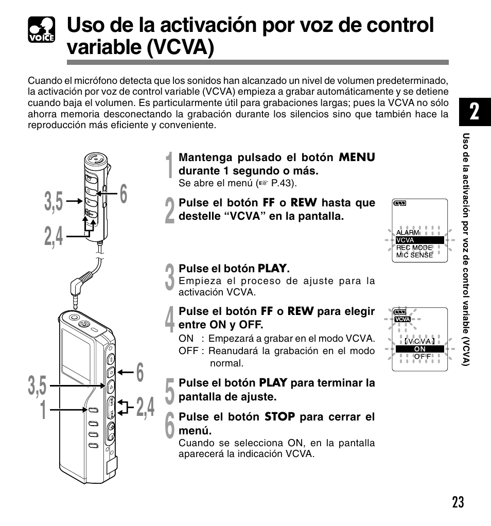 Olympus DM-10 User Manual | Page 23 / 101