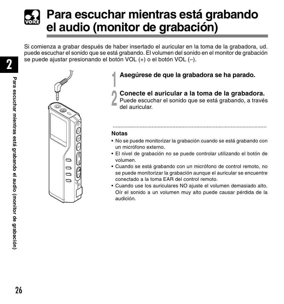 Olympus DM-10 User Manual | Page 26 / 101