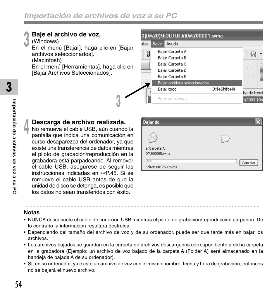 Olympus DM-10 User Manual | Page 54 / 101