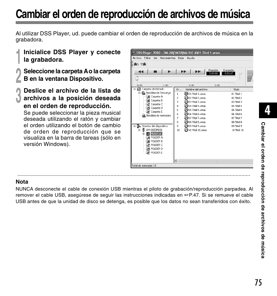 Olympus DM-10 User Manual | Page 75 / 101