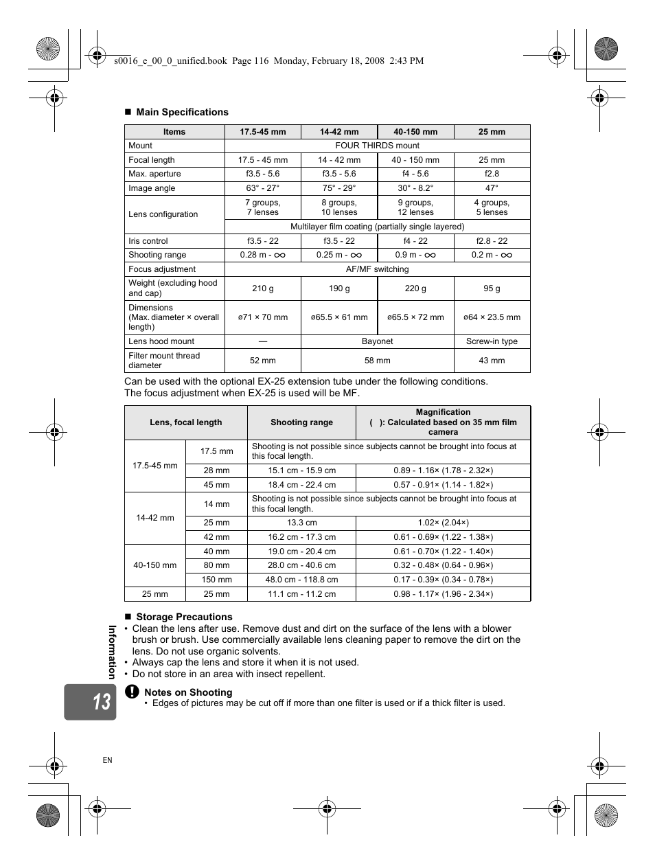 Olympus E-420 User Manual | Page 116 / 140