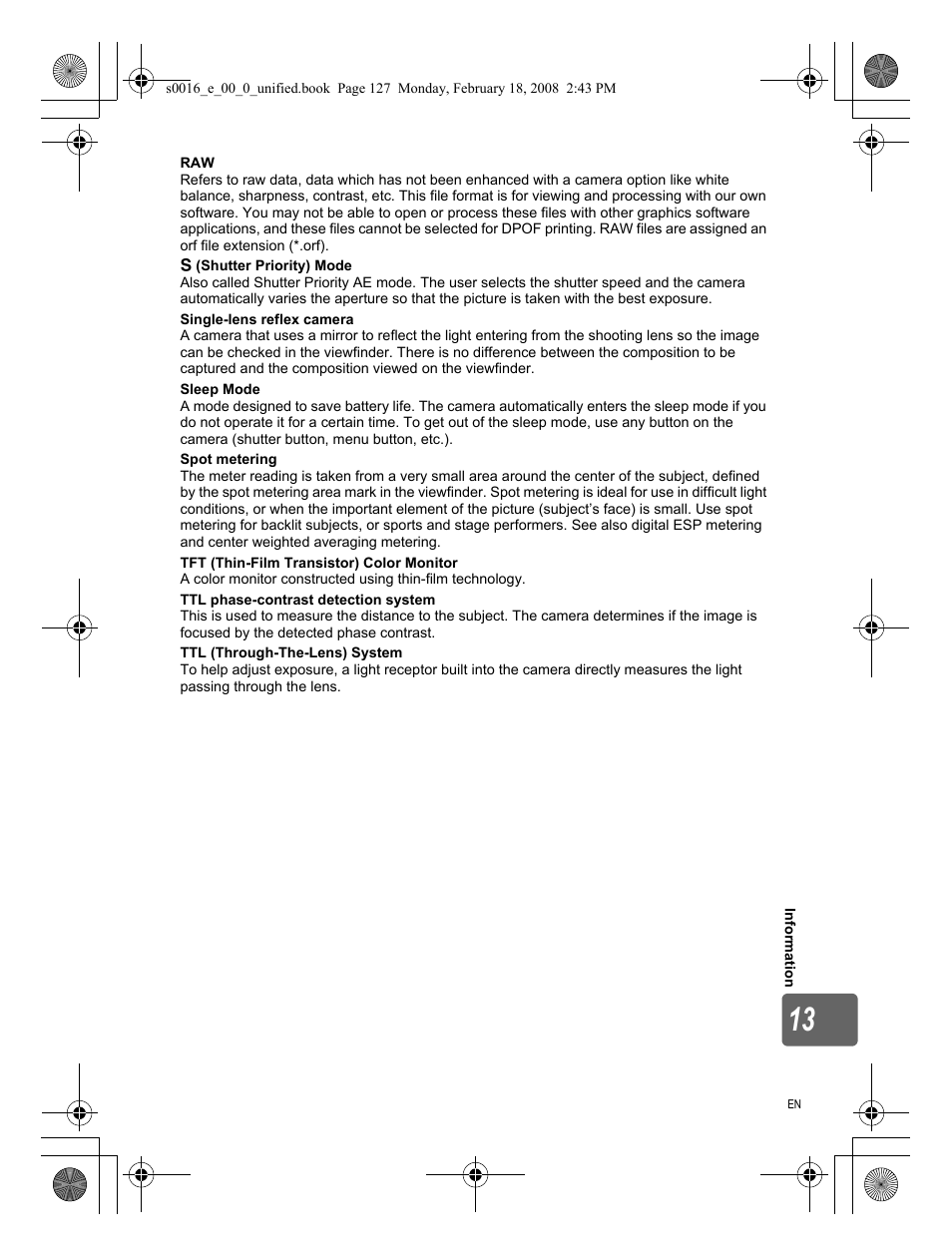 Olympus E-420 User Manual | Page 127 / 140