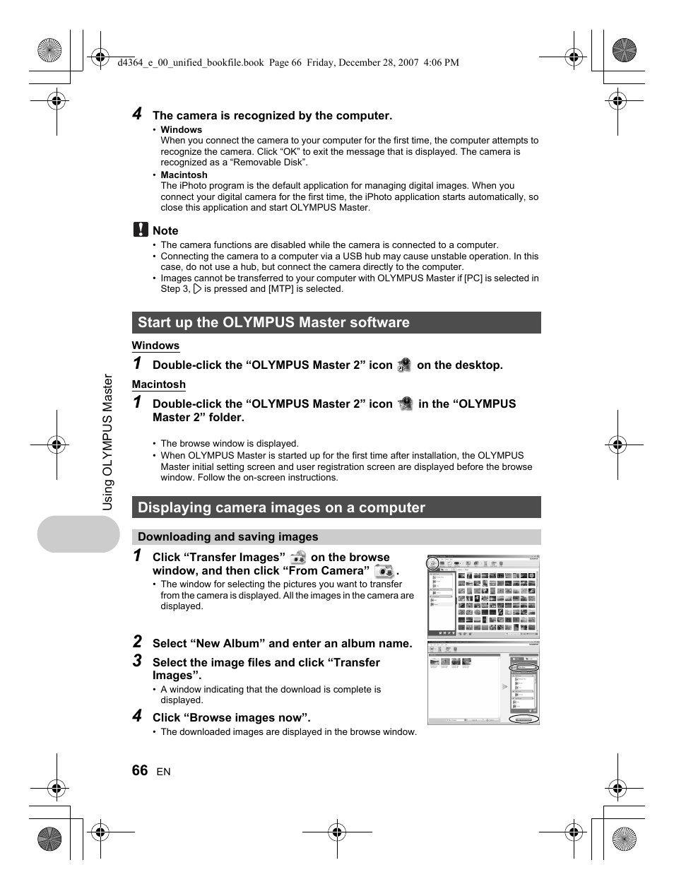 Olympus SP-570 UZ User Manual | Page 66 / 100