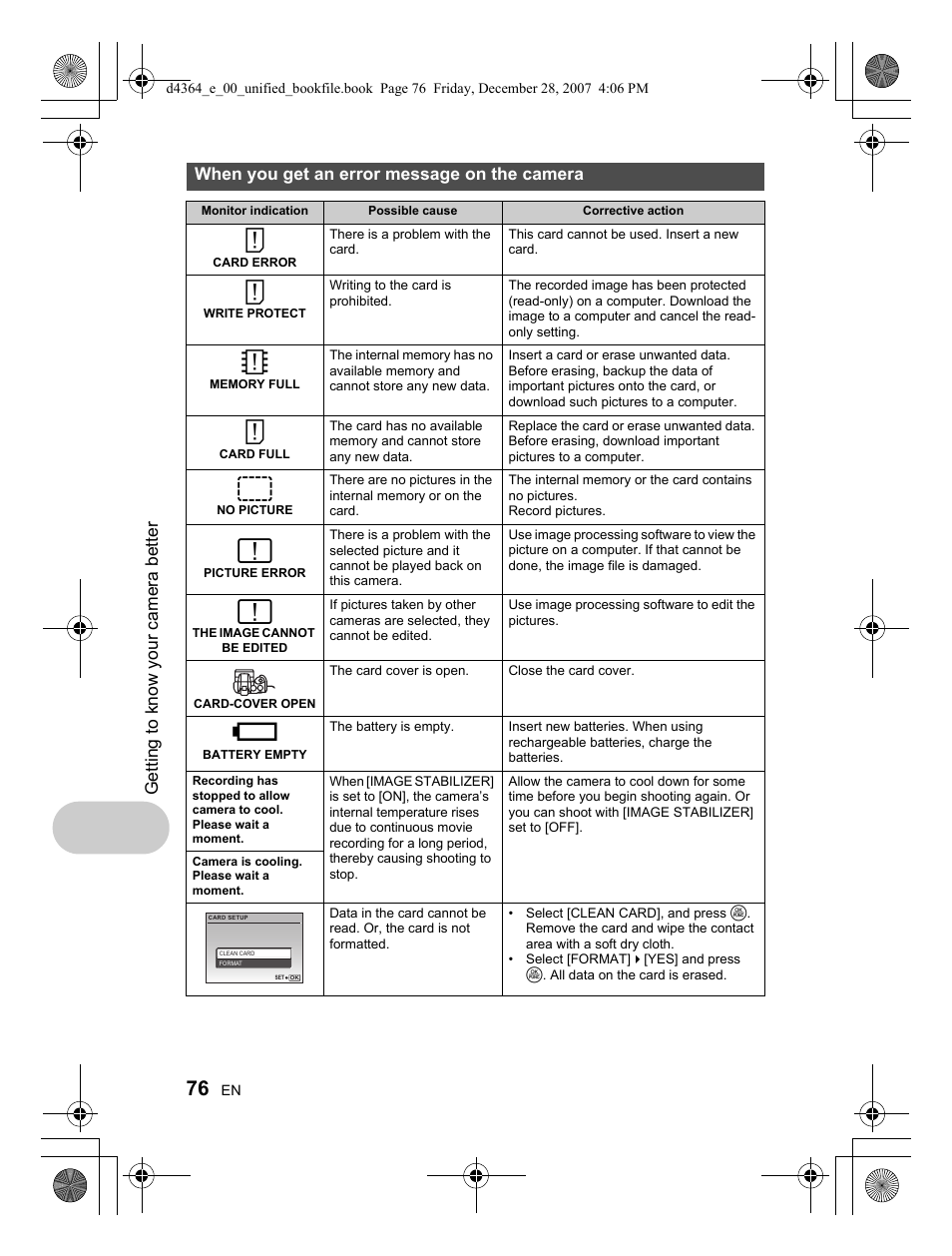 Olympus SP-570 UZ User Manual | Page 76 / 100