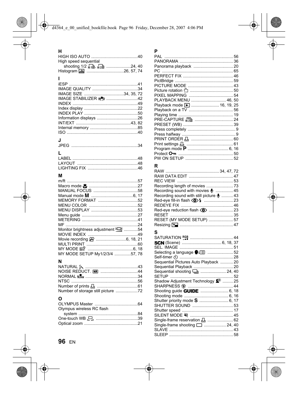 Olympus SP-570 UZ User Manual | Page 96 / 100