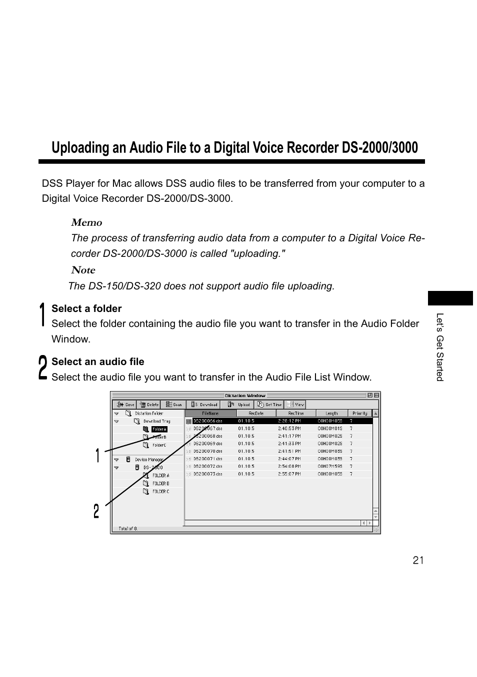 Olympus DS-3000 User Manual | Page 21 / 36