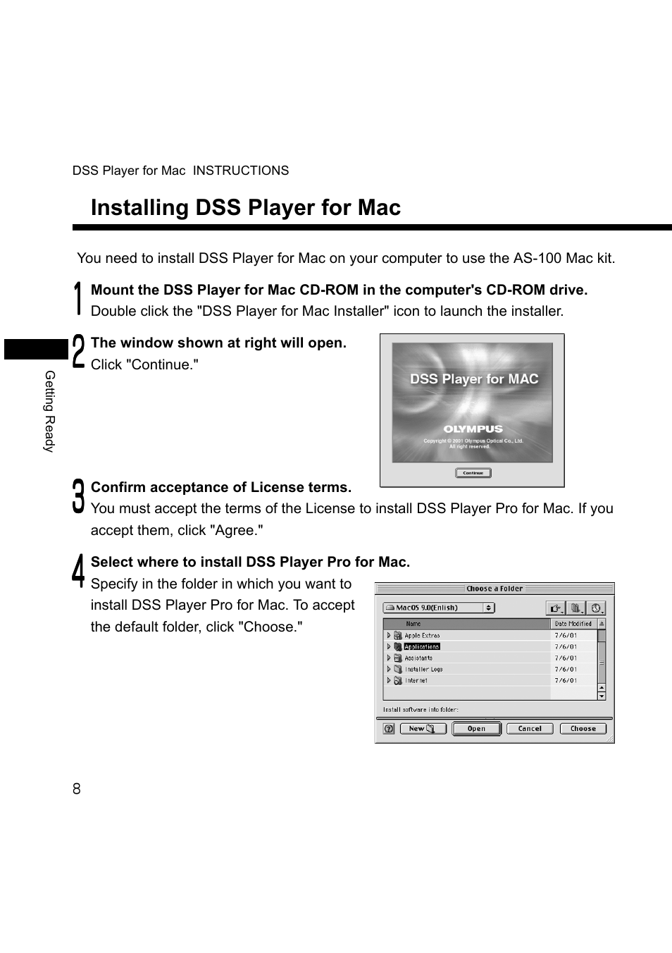 Olympus DS-3000 User Manual | Page 8 / 36