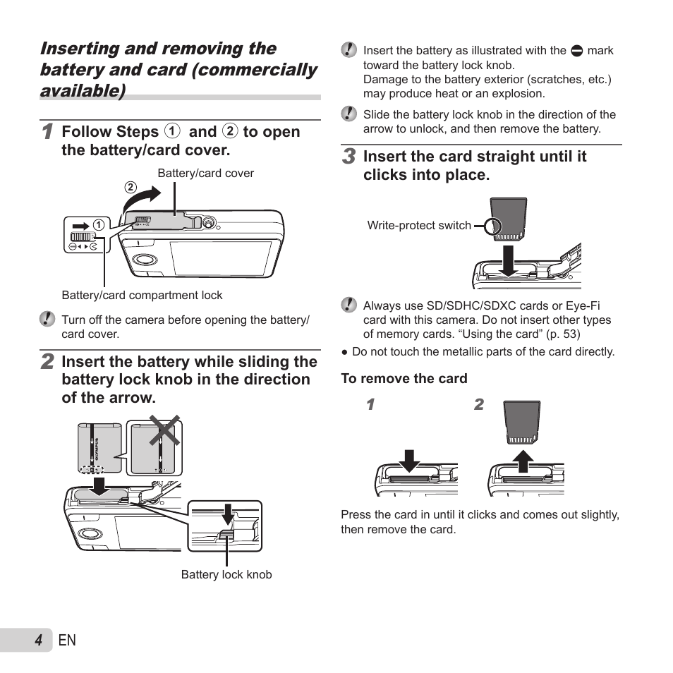 Olympus VH-520 User Manual | Page 4 / 68
