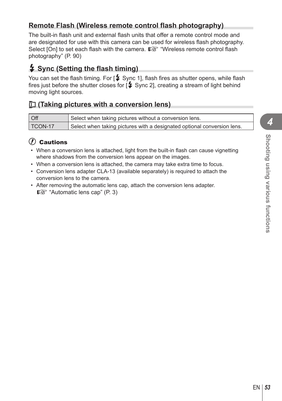 Olympus STYLUS 1 User Manual | Page 53 / 120