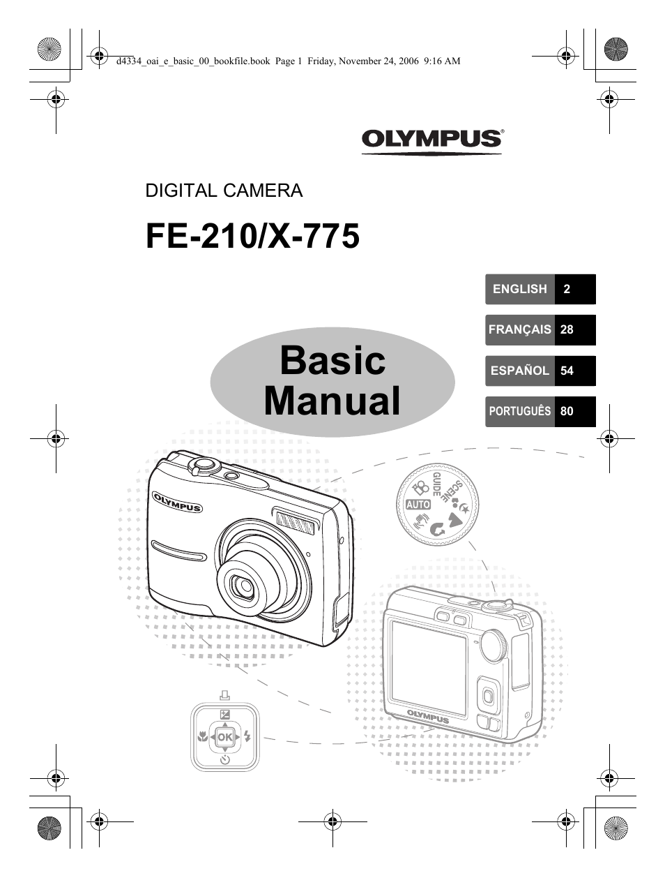 Olympus FE-210 User Manual | 108 pages