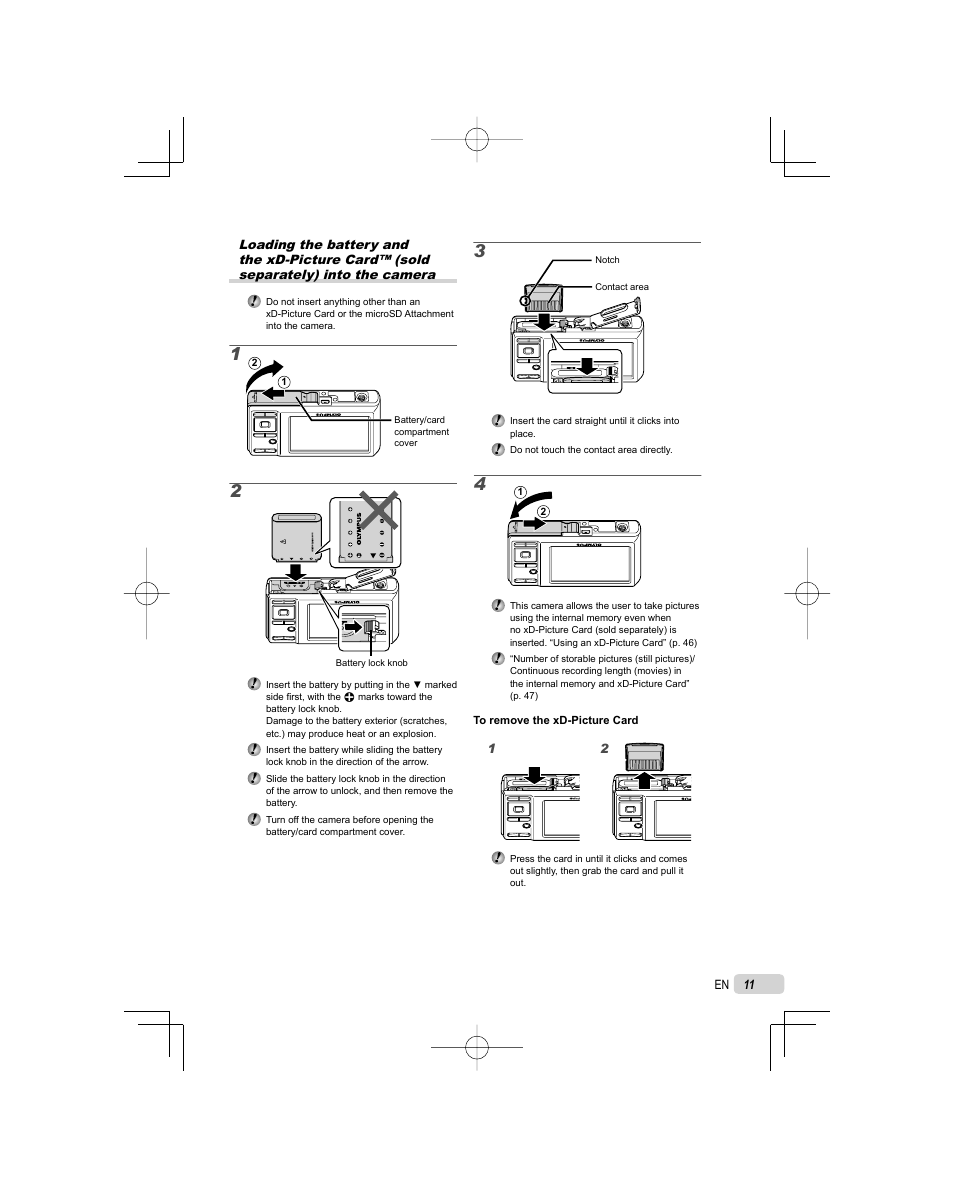 Olympus FE-3010 User Manual | Page 11 / 62