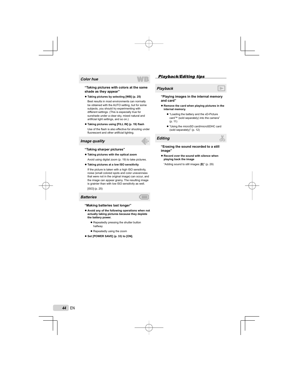 Olympus FE-3010 User Manual | Page 44 / 62