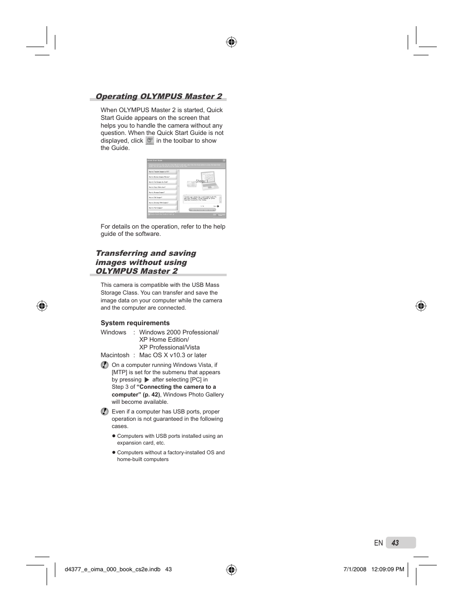 Olympus STYLUS 1040 User Manual | Page 43 / 70