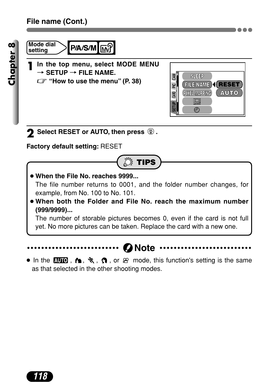 Chapter 8 | Olympus C-720 Ultra Zoom User Manual | Page 119 / 180