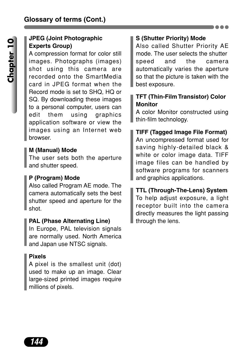 Chapter 10 | Olympus C-720 Ultra Zoom User Manual | Page 145 / 180