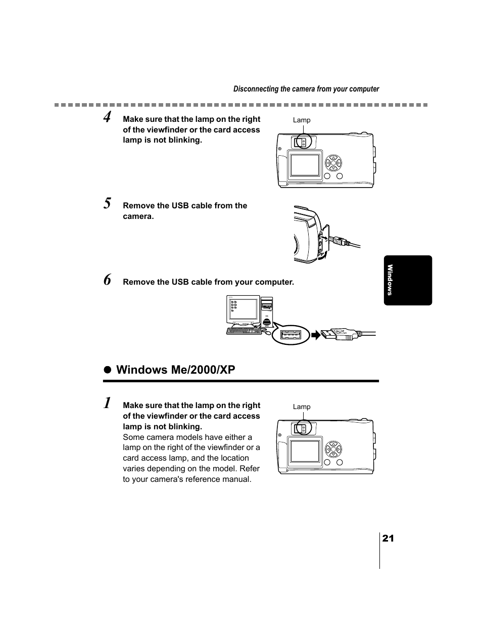 Windows me/2000/xp | Olympus C-720 Ultra Zoom User Manual | Page 169 / 180