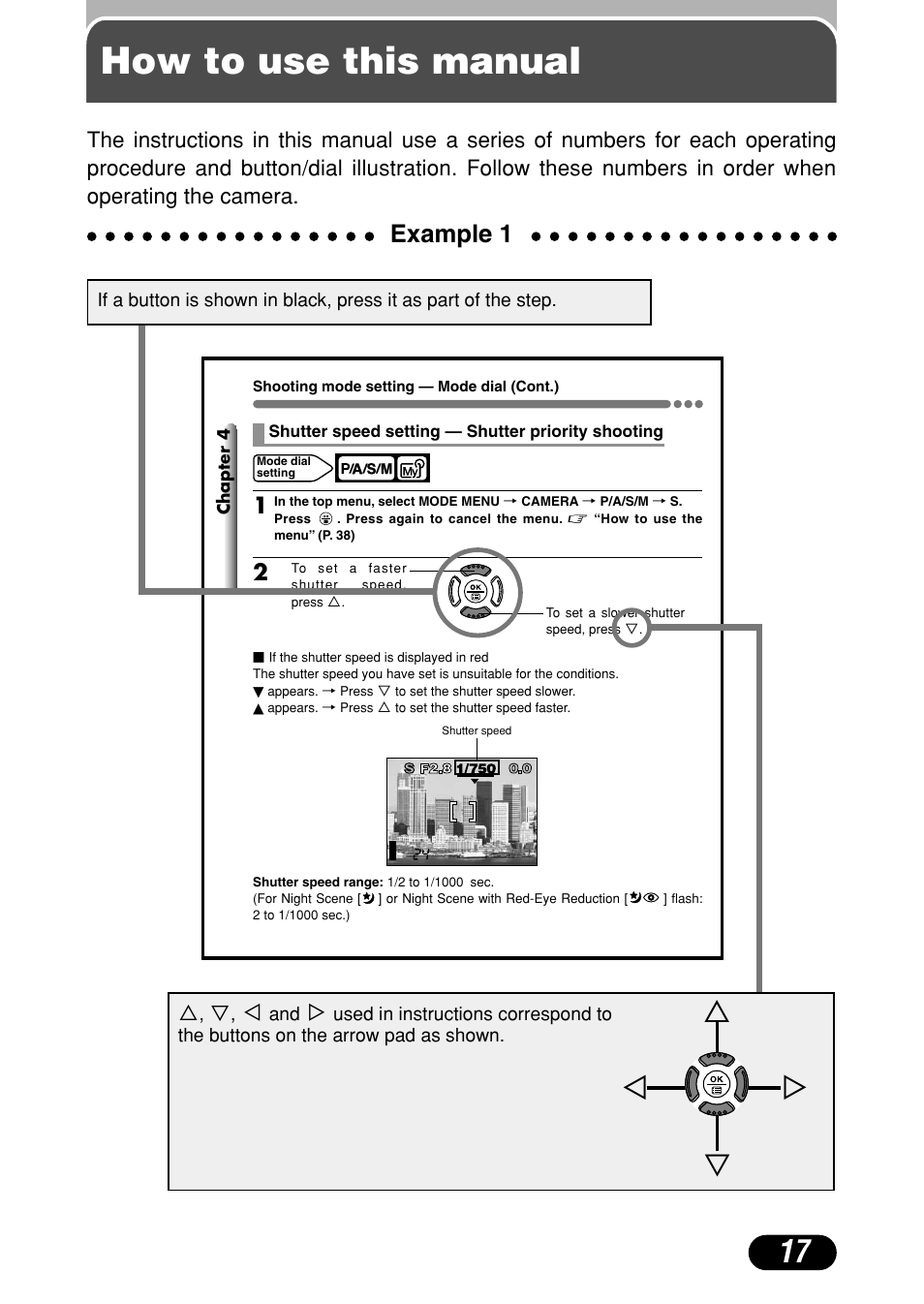 How to use this manual, Сс й н, Example 1 | Olympus C-720 Ultra Zoom User Manual | Page 18 / 180
