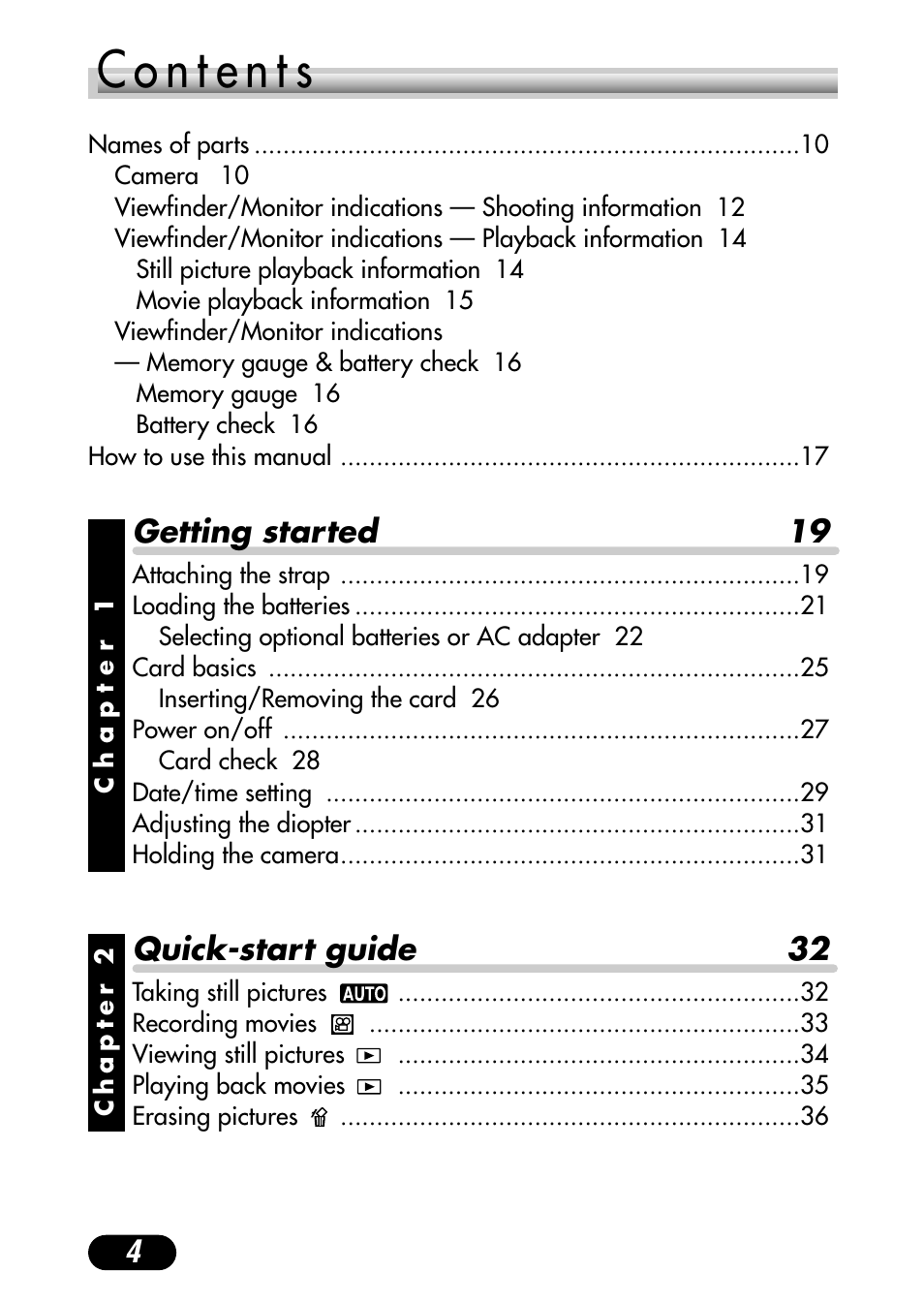 Olympus C-720 Ultra Zoom User Manual | Page 5 / 180