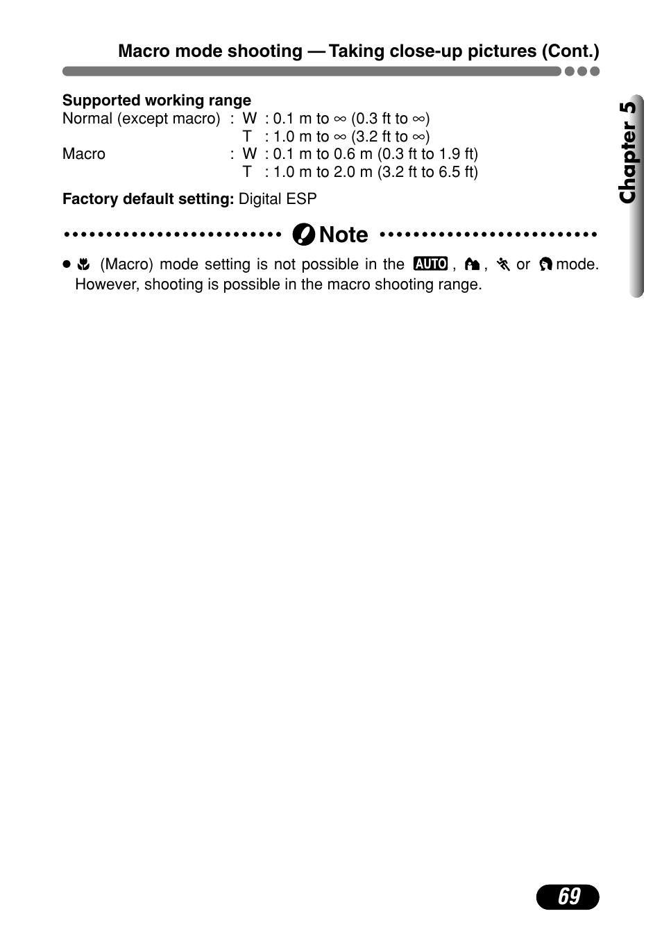 Chapter 5 | Olympus C-720 Ultra Zoom User Manual | Page 70 / 180