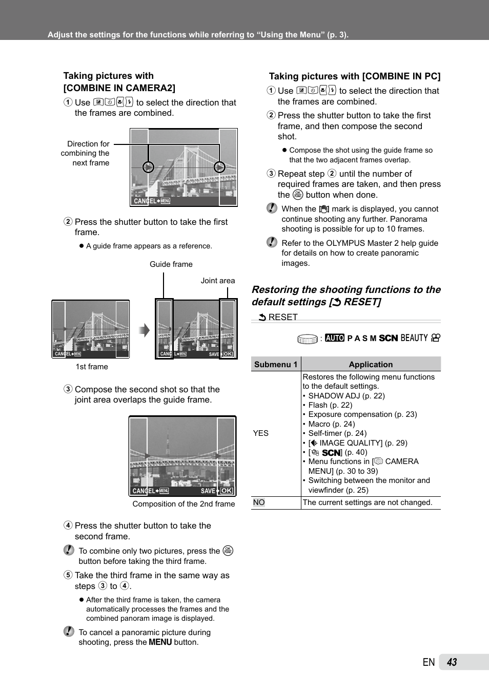 Olympus SP-590UZ User Manual | Page 43 / 86