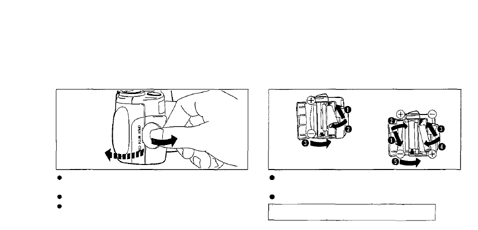 Loading the batteries | Olympus Infinity Zoom 211 User Manual | Page 12 / 44