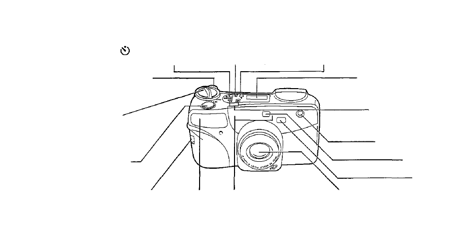 Names and functions of parts | Olympus Infinity Zoom 211 User Manual | Page 4 / 44