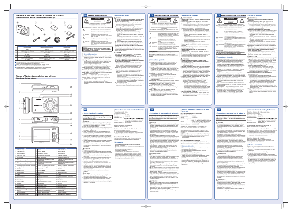 Olympus FE-4030 User Manual | Page 2 / 2