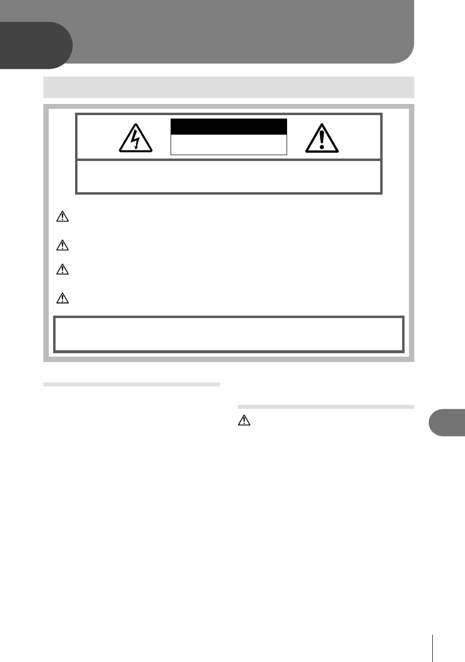 Safety precautions | Olympus E-PL5 User Manual | Page 121 / 133
