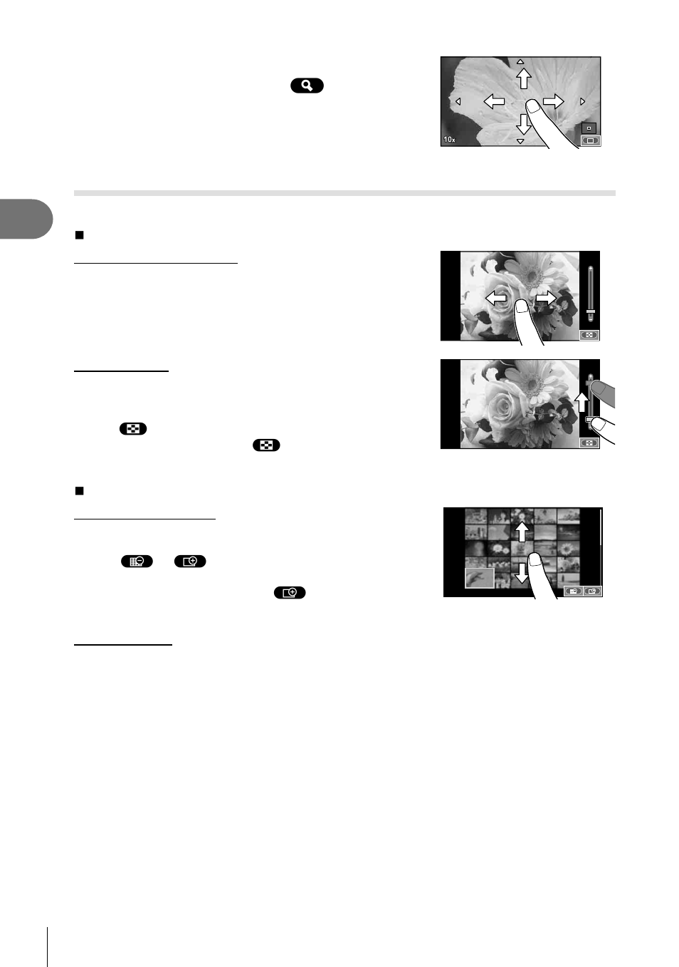 Basic operations, Playback mode | Olympus E-PL5 User Manual | Page 44 / 133