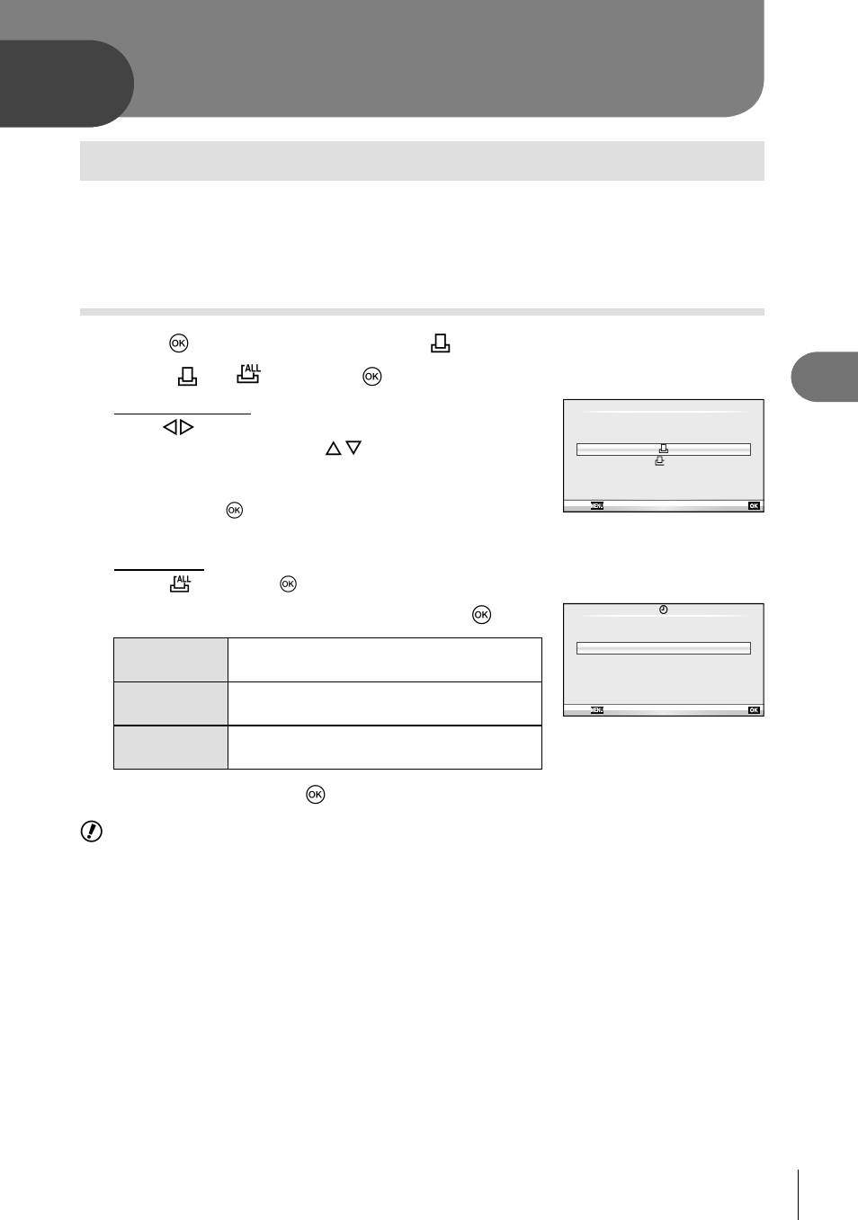 Printing pictures, Print reservation (dpof) | Olympus E-PL5 User Manual | Page 91 / 133