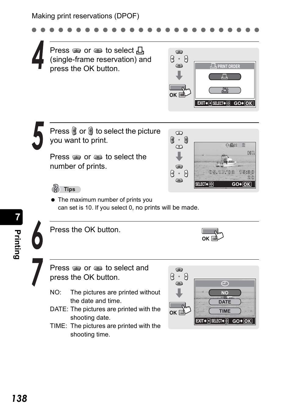 Pr in ti n g | Olympus Stylus 410 Digital User Manual | Page 138 / 228