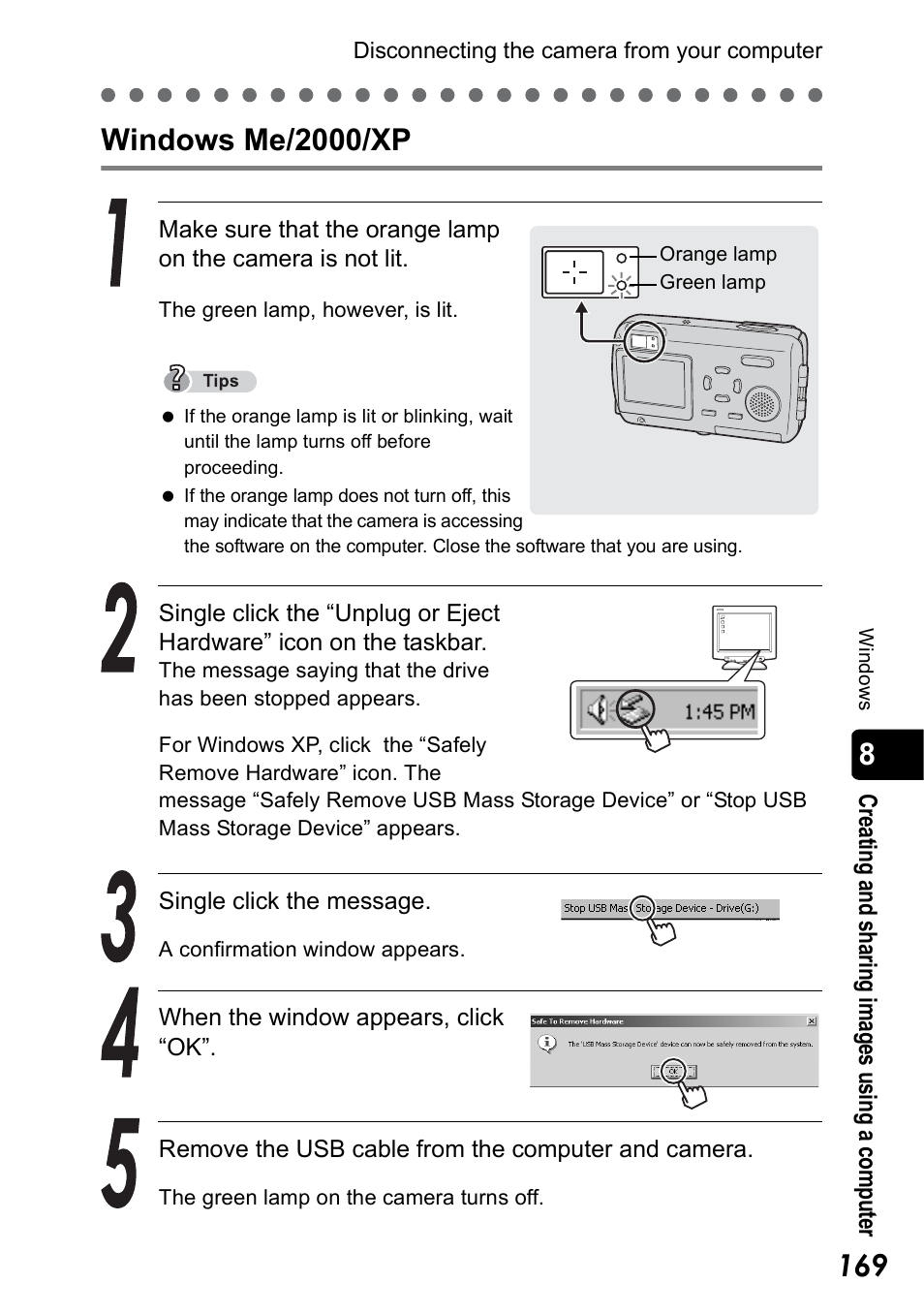 Windows me/2000/xp | Olympus Stylus 410 Digital User Manual | Page 169 / 228