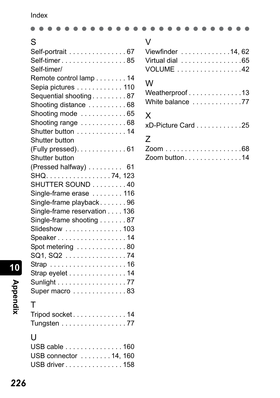 Olympus Stylus 410 Digital User Manual | Page 226 / 228