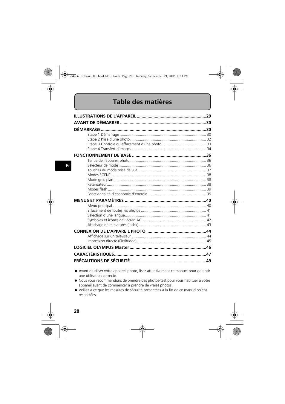 Olympus SP-700 User Manual | Page 28 / 84
