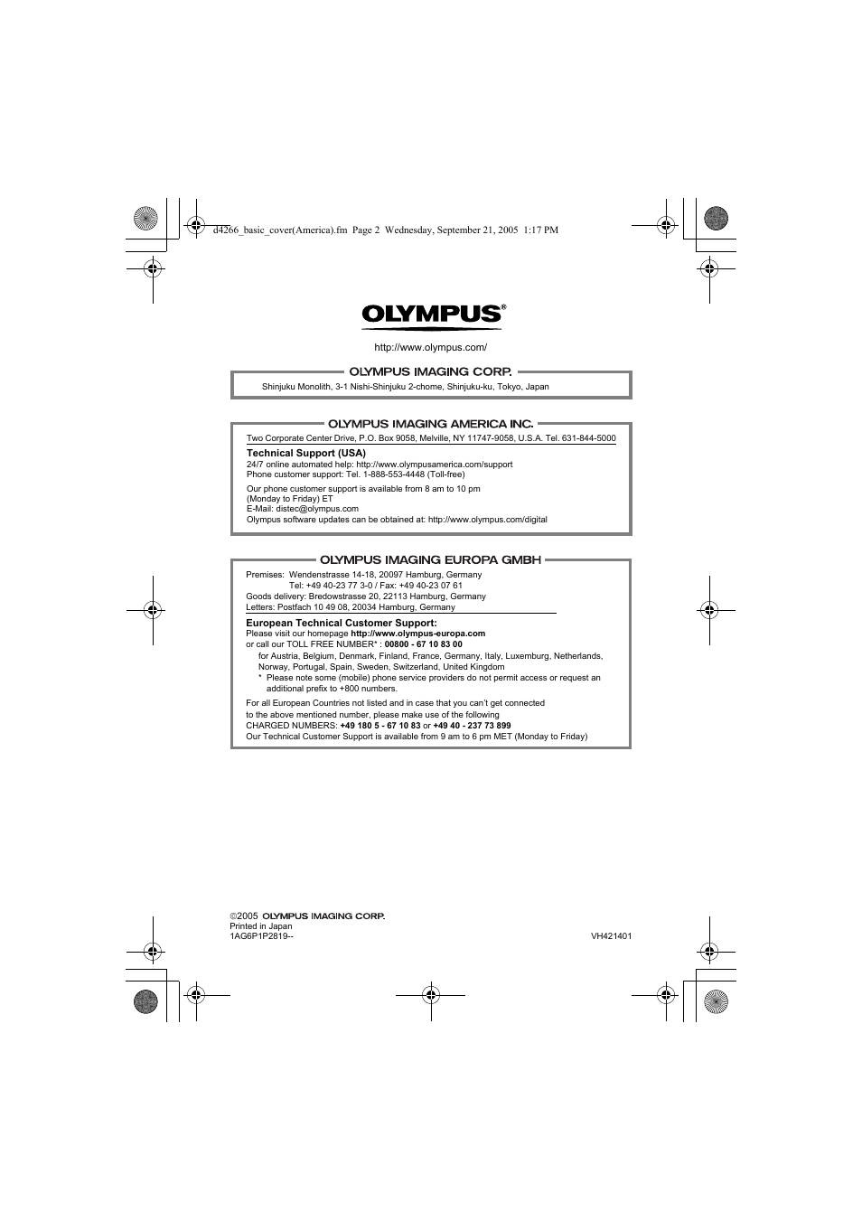 Olympus SP-700 User Manual | Page 84 / 84
