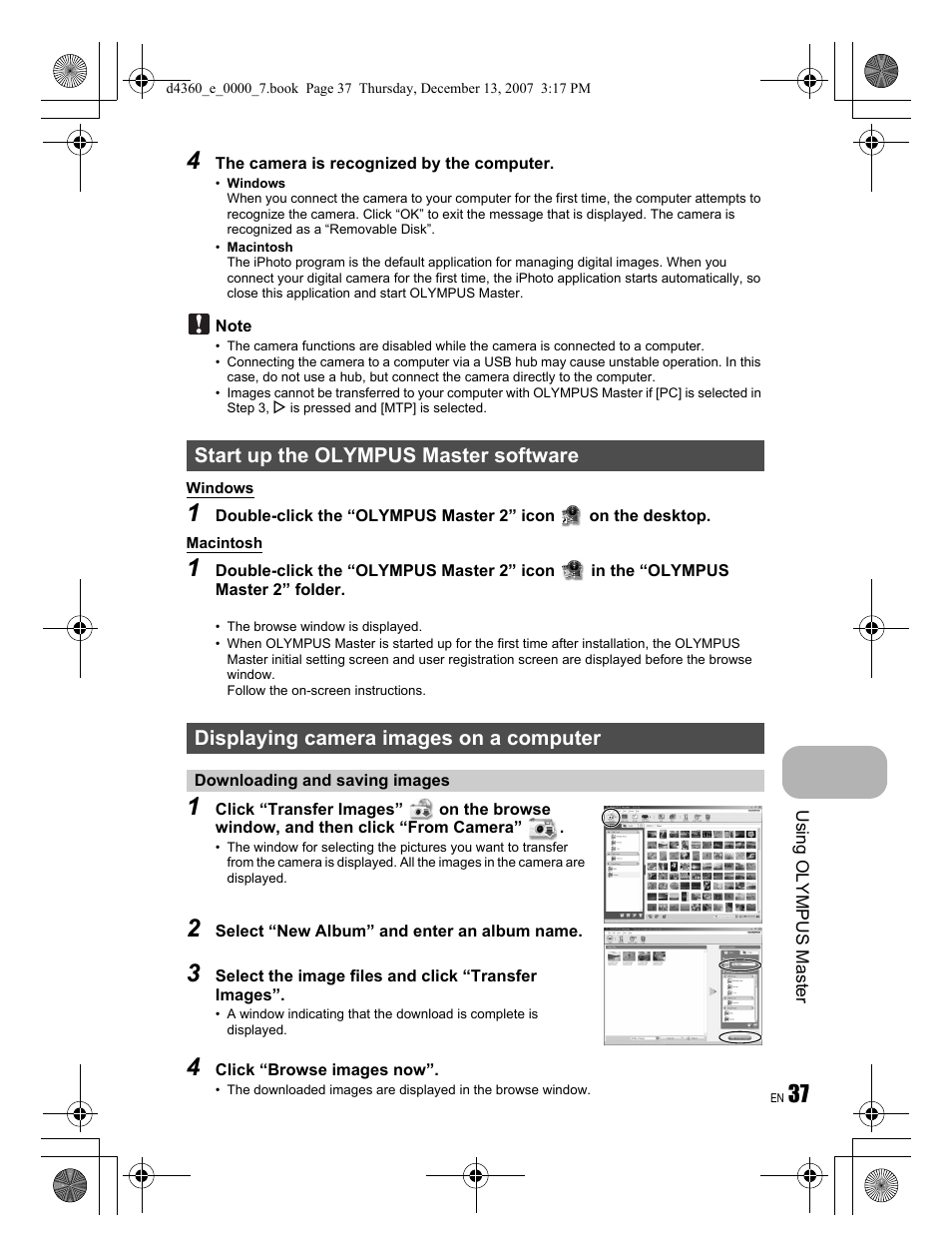 Olympus FE-350 User Manual | Page 37 / 68
