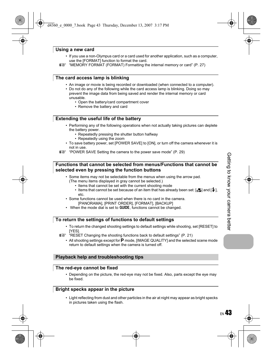Olympus FE-350 User Manual | Page 43 / 68