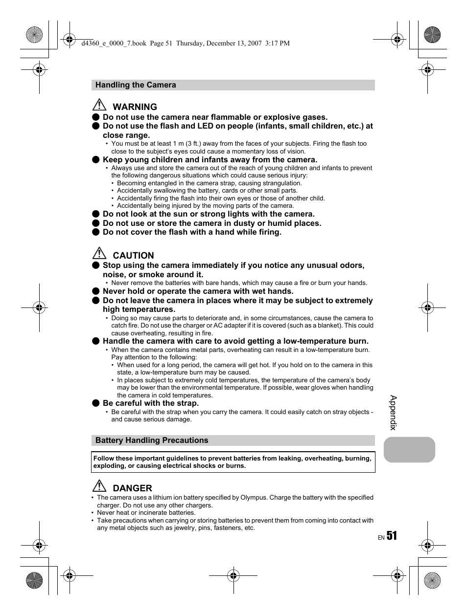 Olympus FE-350 User Manual | Page 51 / 68