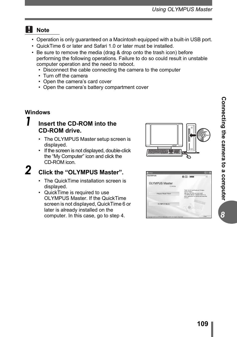 Olympus D-595 Zoom User Manual | Page 109 / 156