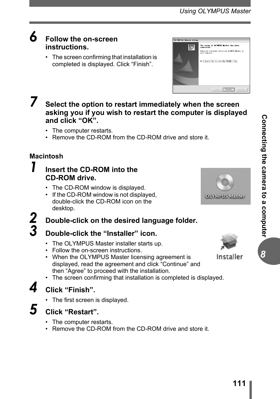 Olympus D-595 Zoom User Manual | Page 111 / 156