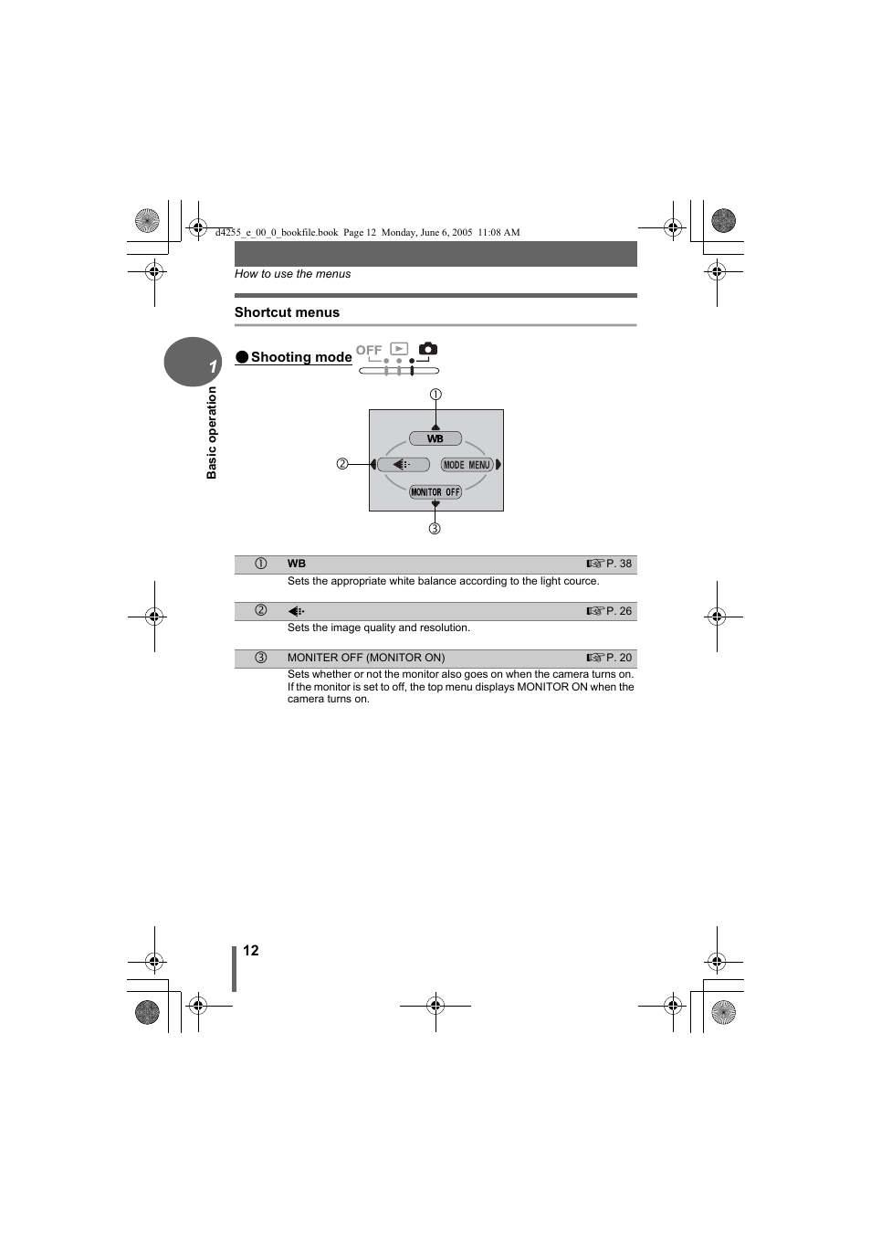 Olympus D-555 Zoom ImageLink User Manual | Page 12 / 124