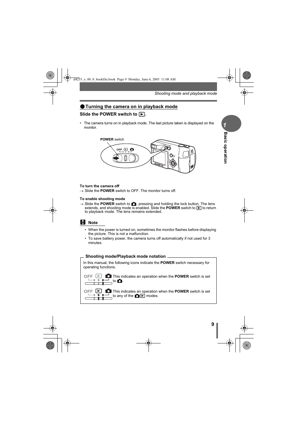 Olympus D-555 Zoom ImageLink User Manual | Page 9 / 124
