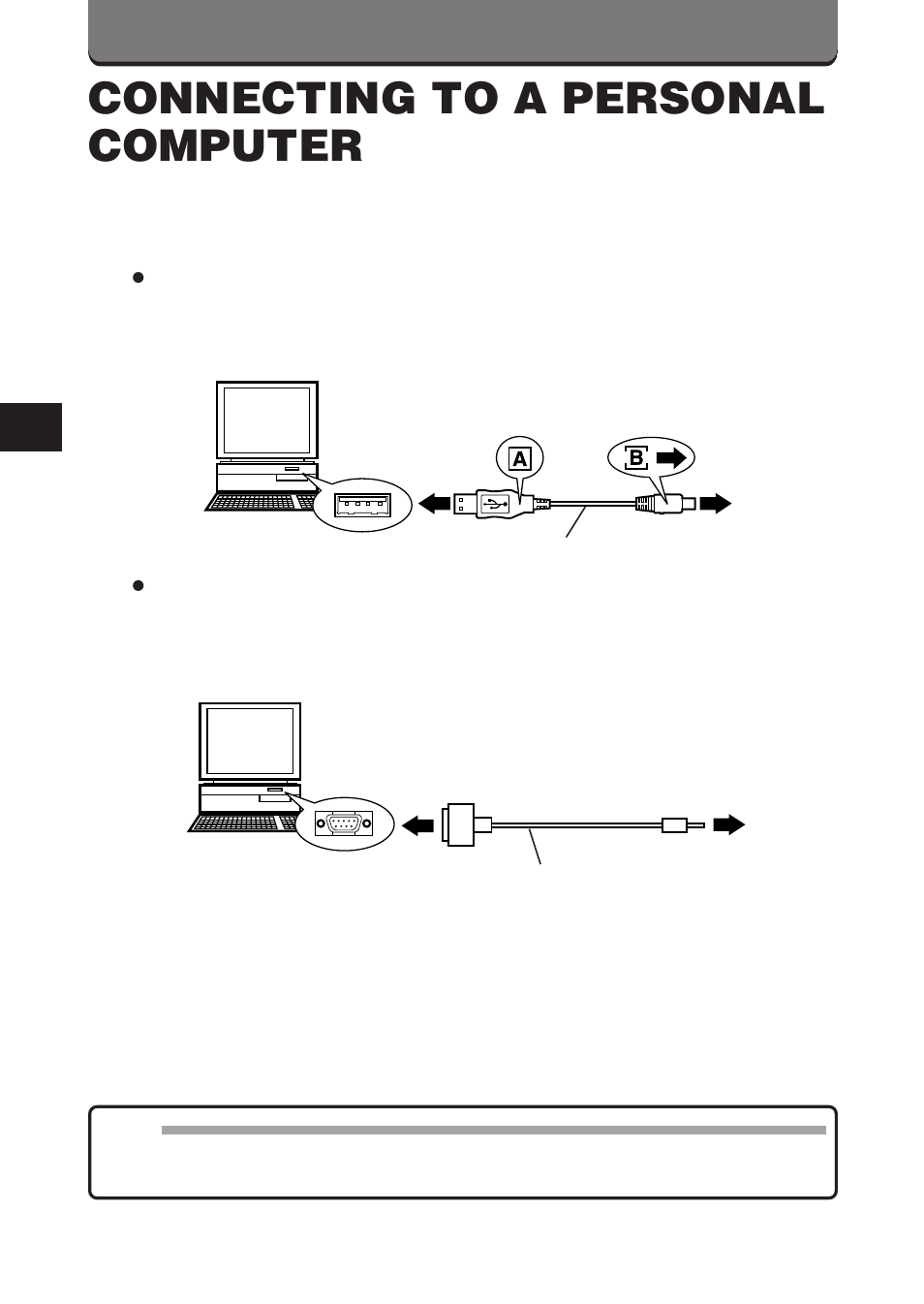 Connecting to a personal computer | Olympus C-3000 Zoom User Manual | Page 32 / 86