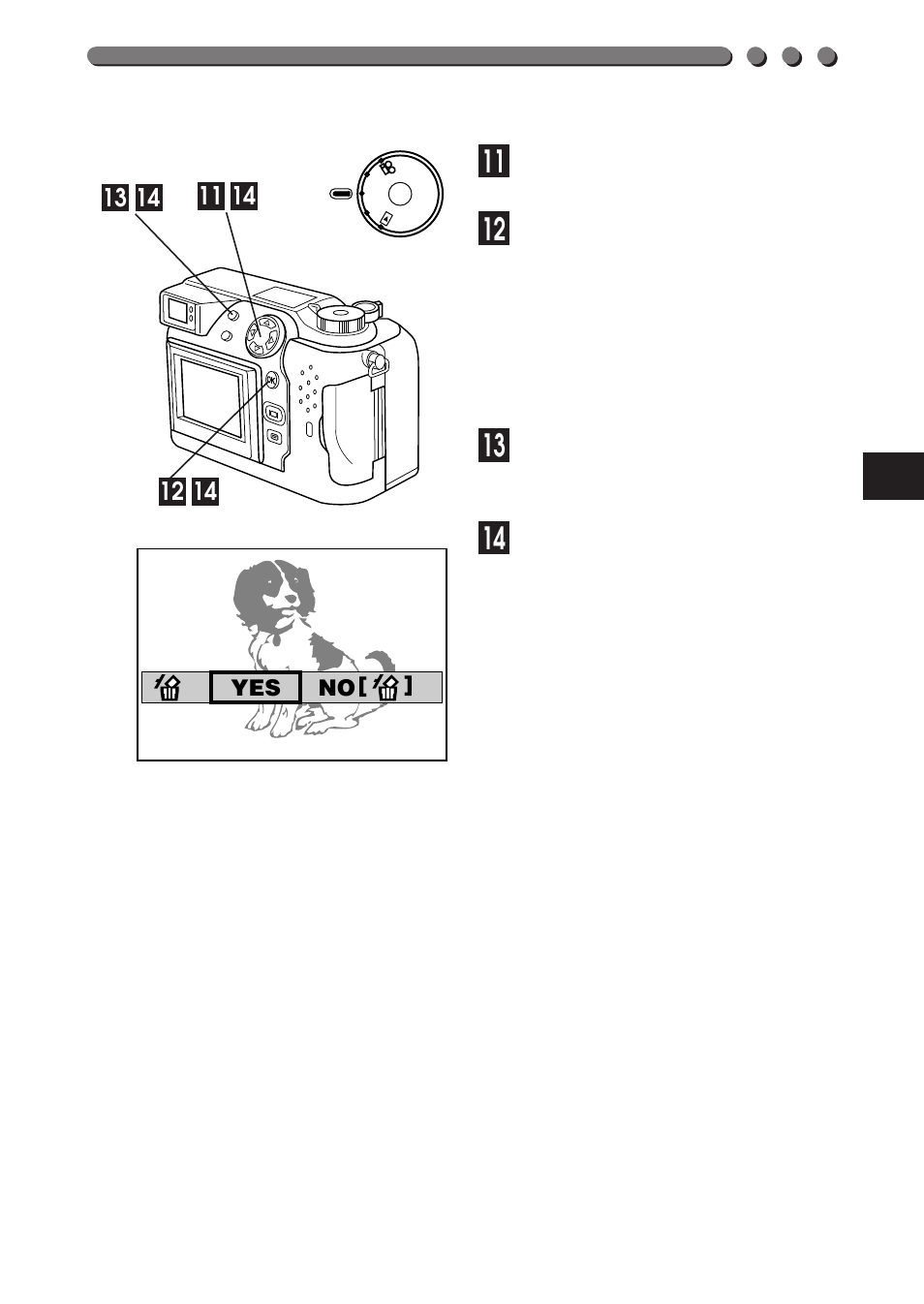 Yes no | Olympus C-3000 Zoom User Manual | Page 59 / 86