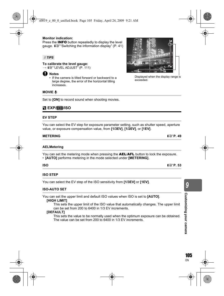 Olympus E-P1 User Manual | Page 105 / 164
