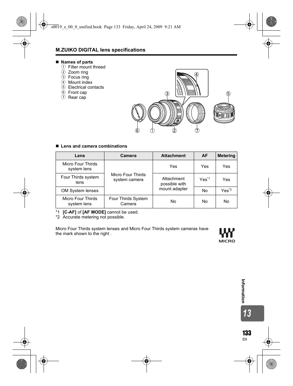 Olympus E-P1 User Manual | Page 133 / 164