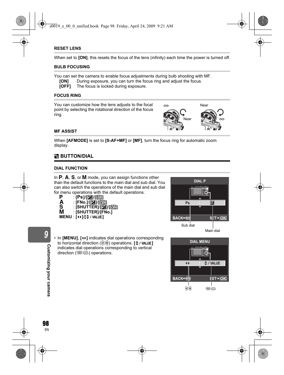 Olympus E-P1 User Manual | Page 98 / 164