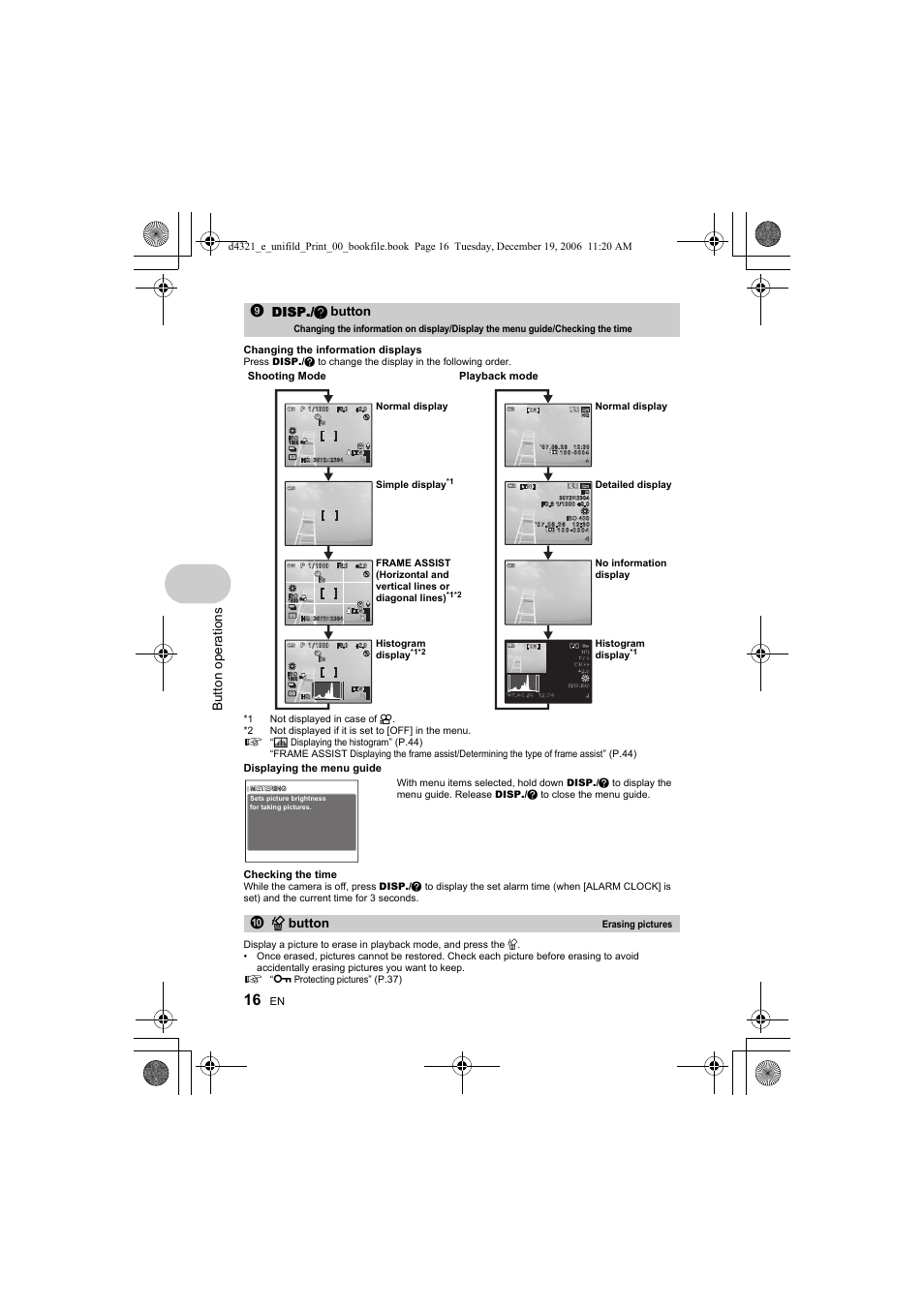 Olympus SP-550 UZ User Manual | Page 16 / 100