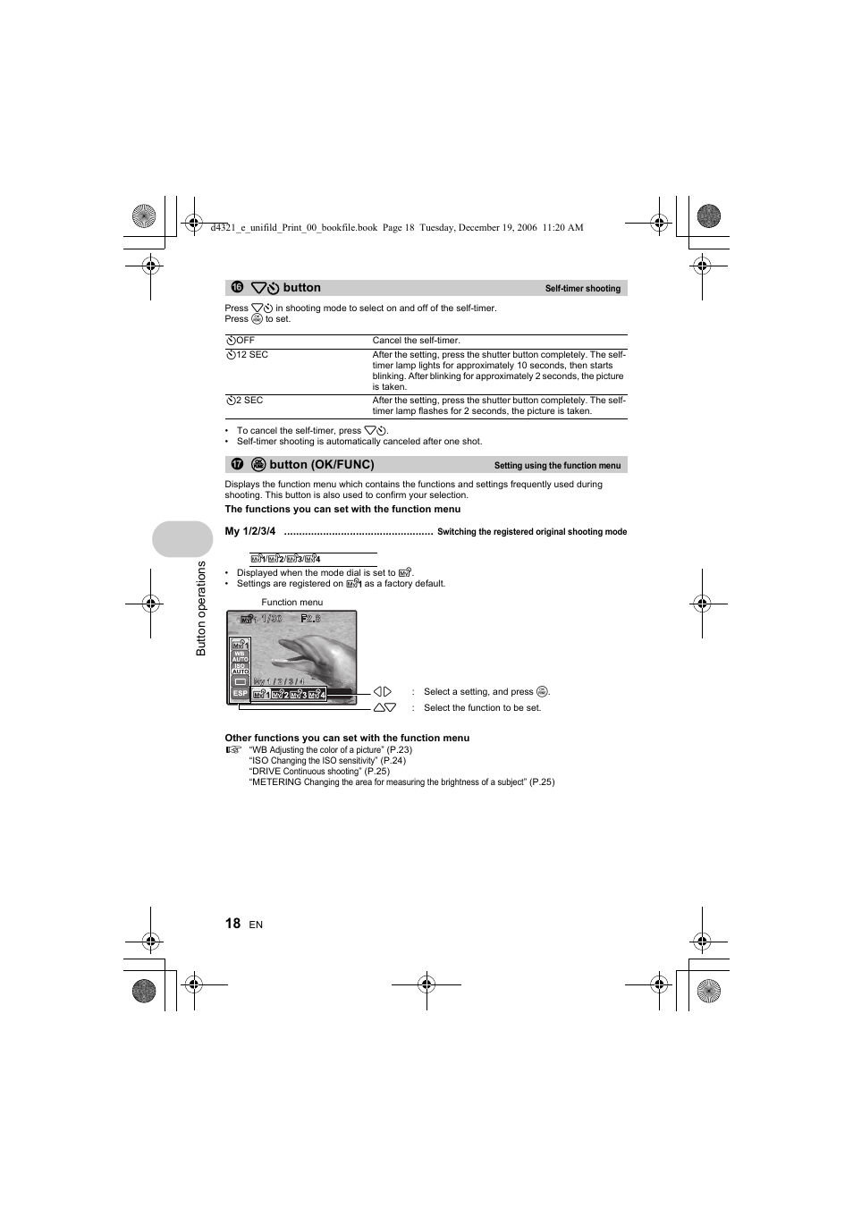 Olympus SP-550 UZ User Manual | Page 18 / 100